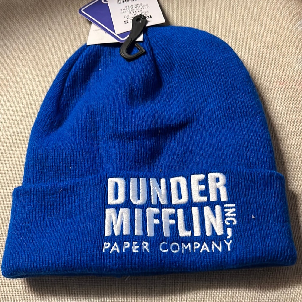New Dunder Mifflin IMC Paper Company Mens Hat The Office NWT